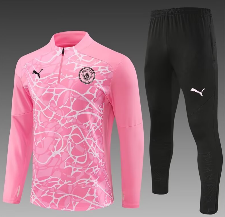 PINK MANCHESTER CITY JACKET SWEATSHIRT