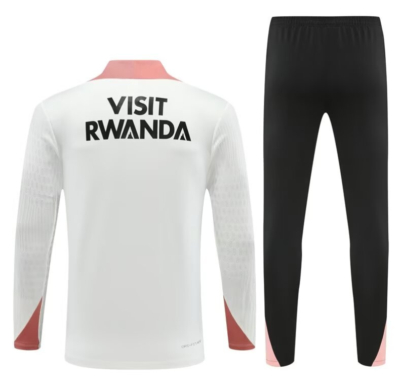 PSG WHITE JACKET AND SWEATSHIRT