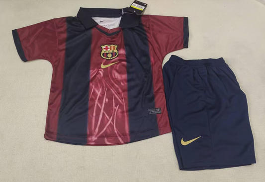 UNIFORME RETRO PARA NIÑO BARCELONA EDI. ESPACIAL 25/26