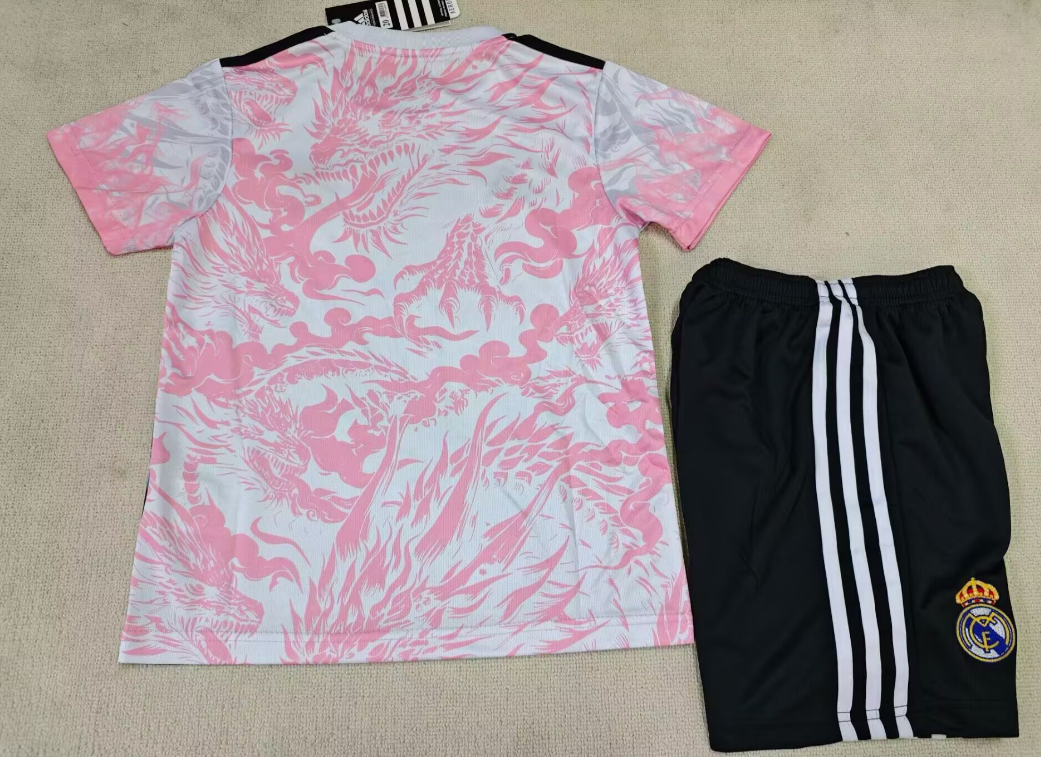 UNIFORME NIÑO REAL MADRID EDI. DRAGON ROSADO