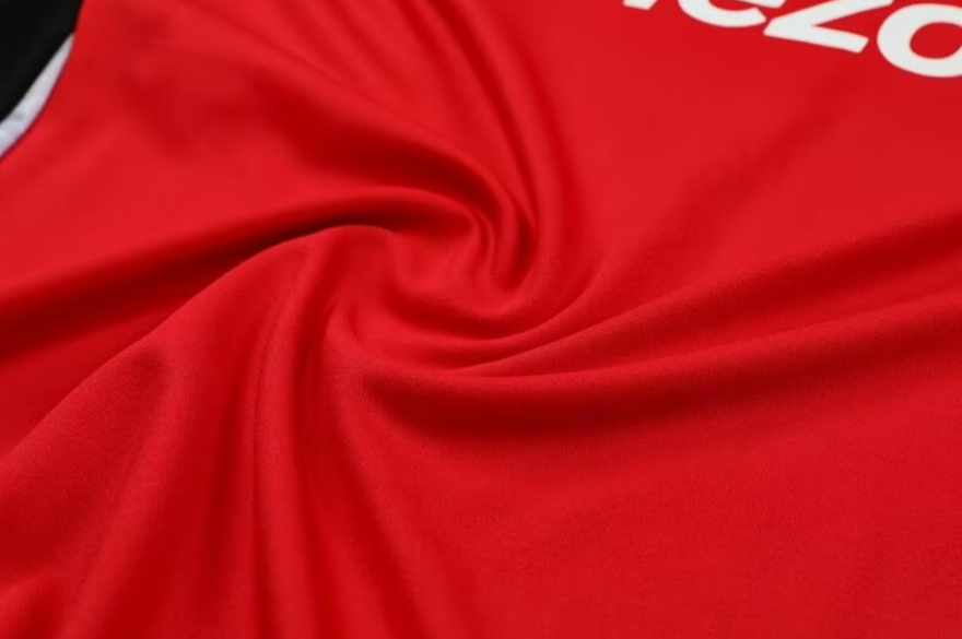 SUDADERA CON CHAQUETA MANCHESTER UNITED 25/26 ROJO