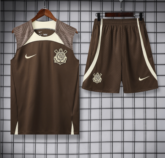 UNIFORME ENTRENAMIENTO CORINTHIANS 24/25 CAFE